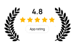 Rated 4.8 out of 5 — app rating